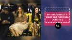 Beyoncé empujó a mujer que platicaba con Jay-Z