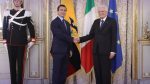Daniel Noboa sostuvo un encuentro con el presidente de Italia, Sergio Mattarella.