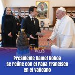 Presidente Daniel Noboa se reúne con el Papa Francisco en el Vaticano