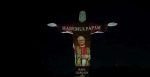 El Cristo Redentor se ilumina en homenaje al Papa León XIV