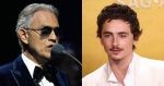 «Bocelli responde a Chalamet y lo invita a un concierto tras polémicos comentarios»